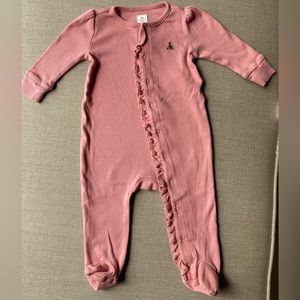 Gap Baby Tiny Rib footed pajamas